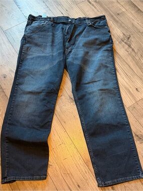 Levi's Men's Navy Relaxed Straight Jeans